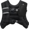 Weighted Vest, 6lb/8lb/12lb/16lb/20lb/25lb/30lb Weight Vest with Reflective Stripe for Workout, Strength Training, Running, Fitness, Muscle Building, Weight Loss, Weightlifting