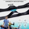 Stretching Strap Yoga Strap Physical Therapy for Home Workout, Exercise, Pilates and Gymnastics, 10 Loops Non-Elastic Stretch Bands with Aesthetic Packaging for Women & Men