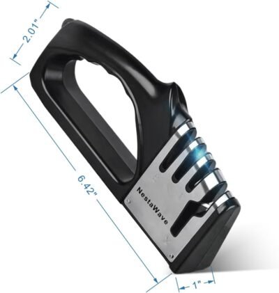 4-In-1 Kitchen Knife Sharpener, Multi-Functional Knife Sharpening Kit, Stylish Kitchen Accessories Suitable For Kitchen Knives, Chef Knives, Precision Knives And Scissors