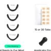 Breathing Nasal Strip Starter Kit (15 Count, Black) - Boost Oxygen Intake, Reduce Snoring, Improve Sleep Quality - Sweat Resistant, Skin Safe Nasal Strips - Extra Strength Snoring Solution