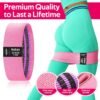 Resistance Bands for Working Out, Fabric Exercise Bands for Legs and Butt, Workout Bands for Women and Men, Booty Band for Yoga Starter Set, Pilates, Rehab, Fitness and Home Workout
