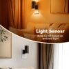 Amber Night Lights Plug into Wall, Dimmable Night Light Plug in, Modern Night Lights Auto On/Off, Amber Night Light 2000K, 0-100LM Adjustable Brightness Nightlight for Hallway Bedroom