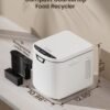 Electric Composter for Kitchen,Ouaken 3L Indoor Kitchen Waste Compost Machine Countertop Smart Composting Bin,Compact Food Recycler for Home with Low Noise,Odorless,Auto-Clean,LED Display