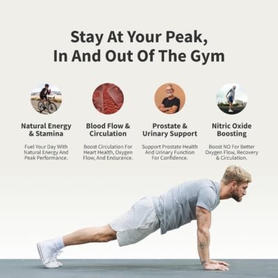 Prostate Health Support Supplement Bundle with Nitric Oxide Booster – 90 Capsules & 60 Capsules