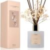 Reed Diffuser Set, 6.7 oz Clean Linen Scented Diffuser with Sticks Home Fragrance Reed Diffuser for Bathroom Shelf Decor