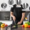 4-In-1 Kitchen Knife Sharpener, Multi-Functional Knife Sharpening Kit, Stylish Kitchen Accessories Suitable For Kitchen Knives, Chef Knives, Precision Knives And Scissors
