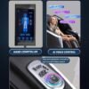 4D Full Body Massage Chair with Flexible 166° Track, Reading Light, 18 Massage Modes, 11 Techniques, 36 Airbags, Zero Gravity Recliner with Yoga Stretch and Foot Massage Black