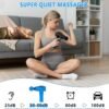 Massage Gun, Muscle Massage Gun for Athletes Handheld Electric Deep Tissue Back Massager, Percussion Massage Device for Pain Relief with 30 Speed Levels 9 Heads