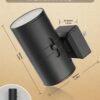 Amber Night Lights Plug into Wall, Dimmable Night Light Plug in, Modern Night Lights Auto On/Off, Amber Night Light 2000K, 0-100LM Adjustable Brightness Nightlight for Hallway Bedroom