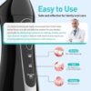 Water Dental Flosser Teeth Pick: Portable Cordless Oral Irrigator 300ML Rechargeable Travel Irrigation Cleaner IPX7 Waterproof Electric Flossing Machine for Teeth Cleaning