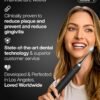 Black Series Ultra Whitening Toothbrush – ADA Accepted Electric Toothbrush- 8 Brush Heads & Travel Case – 40,000 VPM Electric Motor & Wireless Charging - 4 Modes w Smart Timer