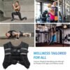Weighted Vest, 6lb/8lb/12lb/16lb/20lb/25lb/30lb Weight Vest with Reflective Stripe for Workout, Strength Training, Running, Fitness, Muscle Building, Weight Loss, Weightlifting