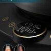 Electric Kettles, Gooseneck Electric Kettle, ±1℉ Temperature Control, Stainless Steel Inner, Quick Heating for Pour Over Coffee, Brew Tea, Boil Hot Water, 1500W/0.9L (Matte Black)