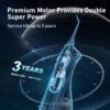 Water Dental Flosser Teeth Pick: Portable Cordless Oral Irrigator 300ML Rechargeable Travel Irrigation Cleaner IPX7 Waterproof Electric Flossing Machine for Teeth Cleaning