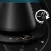 Electric Kettles, Gooseneck Electric Kettle, ±1℉ Temperature Control, Stainless Steel Inner, Quick Heating for Pour Over Coffee, Brew Tea, Boil Hot Water, 1500W/0.9L (Matte Black)