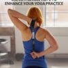 Stretching Strap Yoga Strap Physical Therapy for Home Workout, Exercise, Pilates and Gymnastics, 10 Loops Non-Elastic Stretch Bands with Aesthetic Packaging for Women & Men