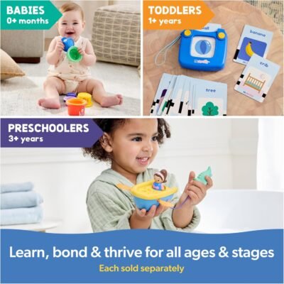 1754569646_81RfQLOaqsL._AC_SL1500_.jpg Ms. Rachel Official First Words Talking Flash Cards with Electronic Reader, 100 Words, Educational Toys & Toddler Toys for Girls & Boys Ages 1-2+