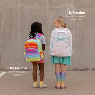 1754625953_714iGZOsByL._AC_SL1500_.jpg Simple Modern Medium Marvel Toddler Backpack for School Girls and Boys | Kindergarten Elementary Kids Backpack | Fletcher Collection | Kids - 15" tall | Spidey Kid