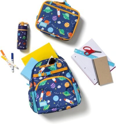 1754625956_71s9Vcmg1WL._AC_SL1500_.jpg Simple Modern Medium Marvel Toddler Backpack for School Girls and Boys | Kindergarten Elementary Kids Backpack | Fletcher Collection | Kids - 15" tall | Spidey Kid