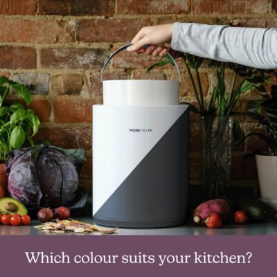 1754767734_71VHlup2VcL._AC_SL1440_.jpg Eco 3 Compact Kitchen Food Recycler | Indoor Composter Bin Alternative | Electric Countertop Food Waste Disposer with Odorless 3.5L Indoor Food Waste Bin for Easy Waste Management | White