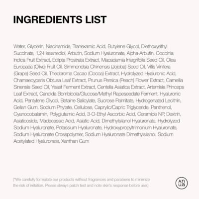 1754807097_61rKL1b4rL._SL1000_.jpg ANUA Niacinamide 10 + TXA 4 Serum, Hyaluronic Acid, Tranexamic acid, Vitamin B12, Facial Serum for Glass Skin, Clarifying, Radiant Complexion with Natural Color, Korean Skin Care (30ml /1.01 fl.oz)