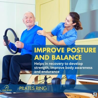 ProBody Pilates Fitness Circle – 14 Inch Pilates Ring for Focusing on Toning Inner Thighs, Arms, and Core