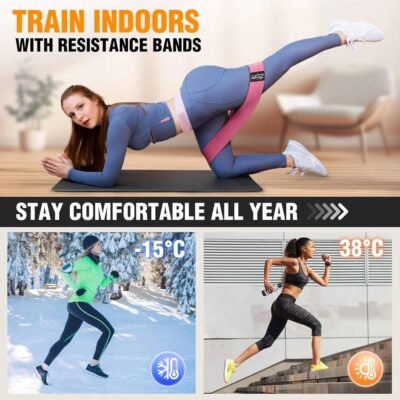 1754881709_71d9XatgpWL._AC_SL1500_.jpg Fabric Resistance Bands for Working Out - Exercise Bands for Women and Men, Booty Bands for Legs and Glute, Yoga, Pilates, Rehab, Fitness and Home Workout