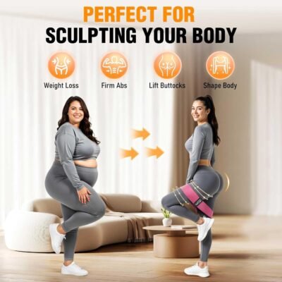 1754883041_71Jfvr5LFsL._AC_SL1500_.jpg Fabric Resistance Bands for Working Out - Exercise Bands for Women and Men, Booty Bands for Legs and Glute, Yoga, Pilates, Rehab, Fitness and Home Workout