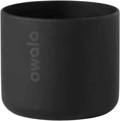 Owala Silicone Water Bottle Boot, Anti-Slip Protective Sleeve for Water Bottle, Protects FreeSip, Twist, and Flip Stainless Steel Water Bottles, 24 Oz, Black