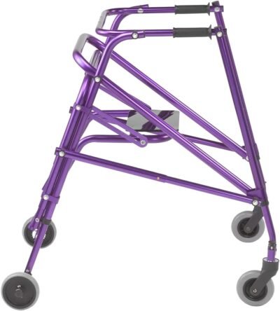 Inspired by Drive Nimbo 2G Mobility Aid Lightweight Posterior Walker with Seat, Large, Wizard Purple