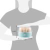 Elite Gourmet EGC115M Easy Egg Cooker Electric 7-Egg Capacity, Soft, Medium, Hard-Boiled Egg Cooker with Auto Shut-Off, Measuring Cup Included, BPA Free, Retro Mint