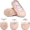 Stelle Ballet Shoes for Girls Toddler Ballet Slippers Soft Leather Boys Dance Shoes for Toddler/Little Kid/Big Kid