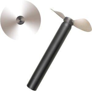 GS GLOWSEEN Pocket Fan, Mini Portable Handheld Battery Powered Cooling Fan For Women Men Reading Home Office Travel Camping