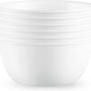 51ZnCcrugdL._AC_SL1500_.jpg Corelle Vitrelle 28-oz Soup/Cereal Bowls Set of 6 Chip & Crack Resistant Dinnerware Bowls for Soup, Ramen, Cereal and More, Triple Layer Glass, Winter Frost White