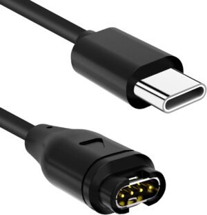 USB C Charger Compatible with Garmin Watch Charger, Data Sync Charging Cable for Garmin Fenix 7 7S 7X 6 6S 6X 5 5S 5X, Forerunner 965 945 245 45, Vivoactive 3 4 4s, Venu 2 2s, Instinct, 3.3FT/1M