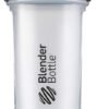BlenderBottle Classic V2 Shaker Bottle Perfect for Protein Shakes and Pre Workout, 28-Ounce, Clear/Black