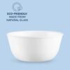 51lqj5ugjiL._AC_SL1500_.jpg Corelle Vitrelle 28-oz Soup/Cereal Bowls Set of 6 Chip & Crack Resistant Dinnerware Bowls for Soup, Ramen, Cereal and More, Triple Layer Glass, Winter Frost White