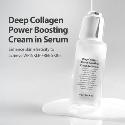 SUNGBOON EDITOR Deep Collagen Boost Set | Collagen Face Mask & Serum for Face, Real collagen 2,160,000ppb, Volufiline, Glass Skin, Skin Elasticity, Volumizing, Korean Skin Care, 37gx4ea & 1.01fl.oz