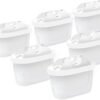 Water Filter for All BRITA,Compatible with Brita Maxtra/Mava,Maxtra+, Fit for Mavea,Marella jug Pitcher Replacement Cartridge, Reduce Limescale and Impurities. … (6)