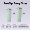 Owala FreeSip Sway - Stainless Steel - 30-oz. - Green (Eucalyptus)