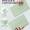 Trideer Yoga Blocks 2 Pack, Soft Non-Slip Surface Premium Foam Blocks, Supportive, Lightweight, Odor Resistant, Yoga Accessories for Pilates Meditation General Fitness Stretching Toning