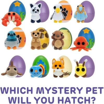 5” Surprise Plush - 12 Styles - Series 5 - Exclusive Virtual Item Code Included - Fun Collectible Toys for Kids Featuring Your Favorite Pets, Ages 6+