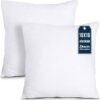 Utopia Bedding Throw Pillows Insert, Bed and Couch Pillows - Indoor Decorative Pillows (White, 18x18 Inch)
