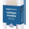Amazon Basics Cotton Swabs for Personal Hygiene and Baby Care, 500 Count, 1 Pack
