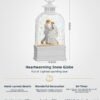 Wedding Gifts Lighted Snow Globe with 6H Timer,Promise Couple Engaged Commemorative Newlywed Remembered Snow Globe for Women/Mother Day