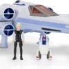 Star Wars Micro Galaxy Squadron Visions X-Wing - 5-Inch Vehicle with Two 1-Inch Micro Figure Accessories