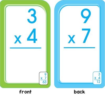 614yDcPGv9L._SL1500_.jpg School Zone Multiplication 0-12 Flash Cards: 56 Math Cards, 3rd Grade, 4th Grade, Elementary Math, Multiplication Facts, Common Core, Ages 8+, Packaging May Vary