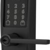 Schlage FE789WBCEN622LAT Encode Century WiFi Latitude Lever Smart Keyless Entry Touchscreen Door Lock, Matte Black