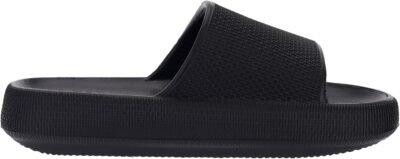 61AYm06ki7L._AC_SL1500_.jpg BRONAX Pillow Slippers for Women and Men | House Slides Shower Sandals | Cushioned Thick Sole