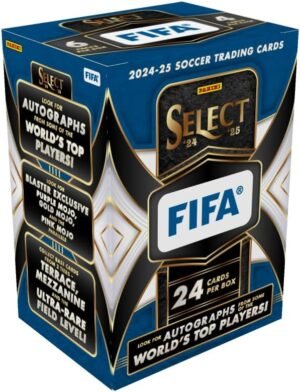 2024–25 Panini Select FIFA Soccer Blaster Box – Official FIFA Trading Cards – Includes Blaster-Exclusive Parallels, Rookies & Inserts – Panini Retail Edition